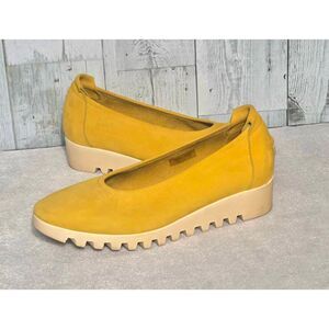 Arche Lomiss Nubuck Leather Ballerina Platform Comfort Shoes Sz. 36 / 5.5